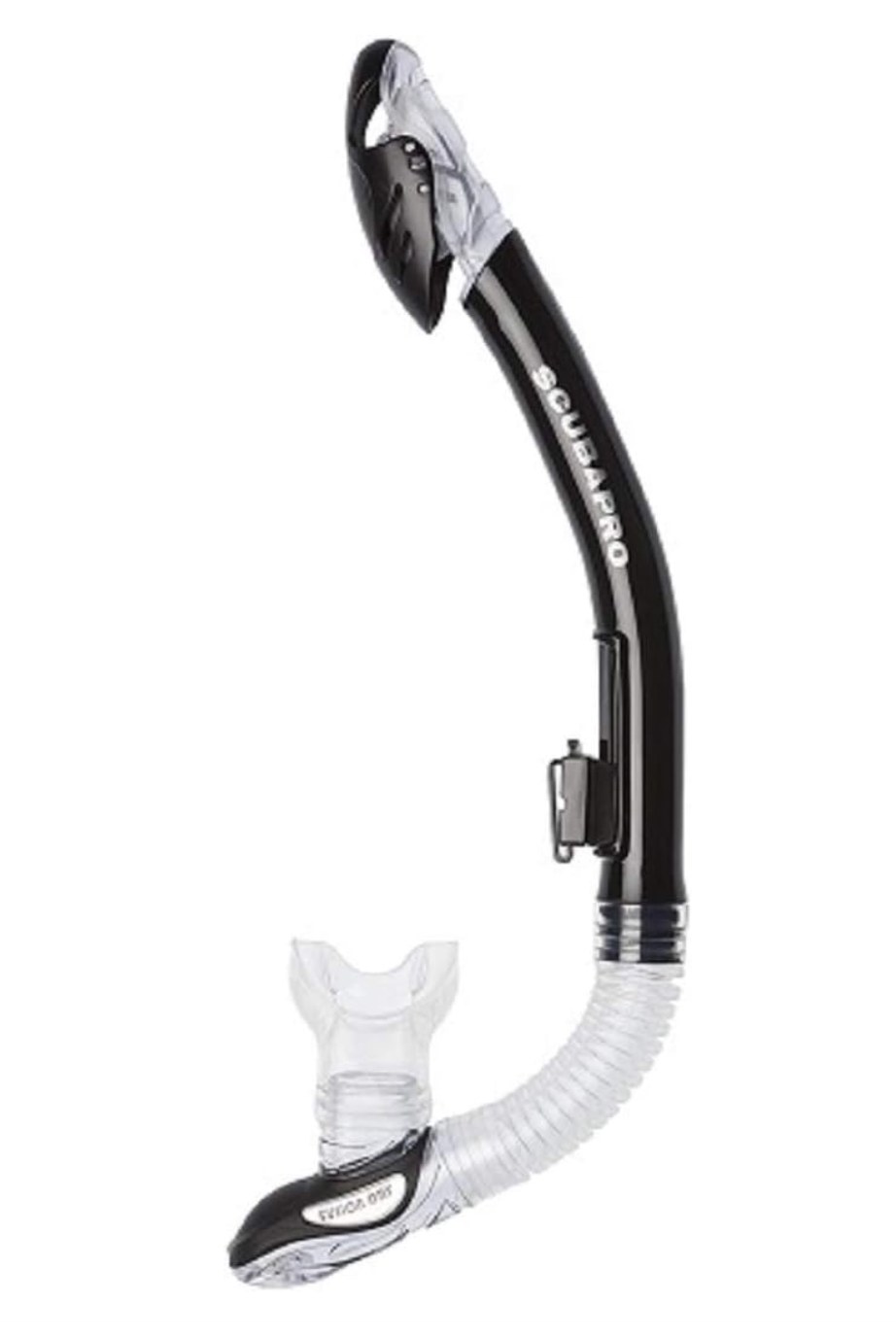 Scubapro Fusion Dry Schnorchel, schwarz mit Trockenventil